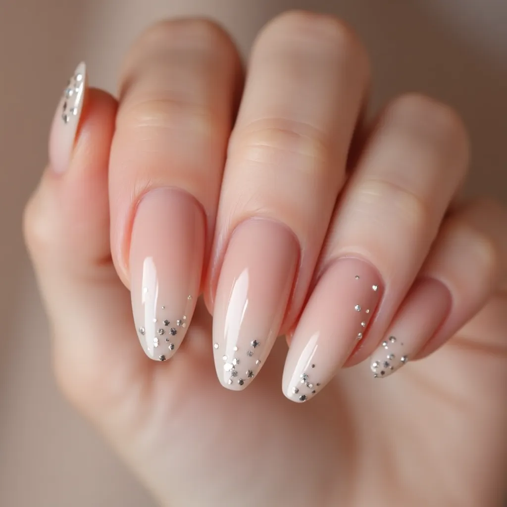 Nude Almond Nails