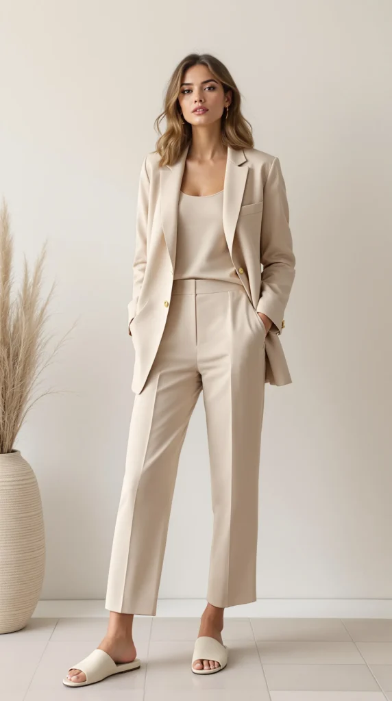 Elegant Beige outfit