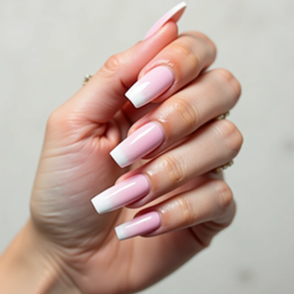 Soft Pink nails