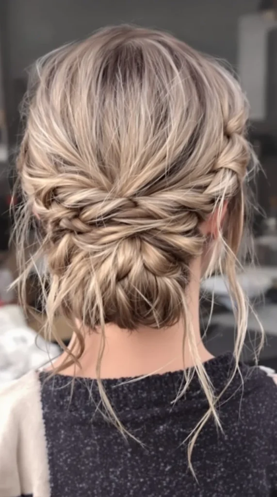 Braided and Twisted Bun