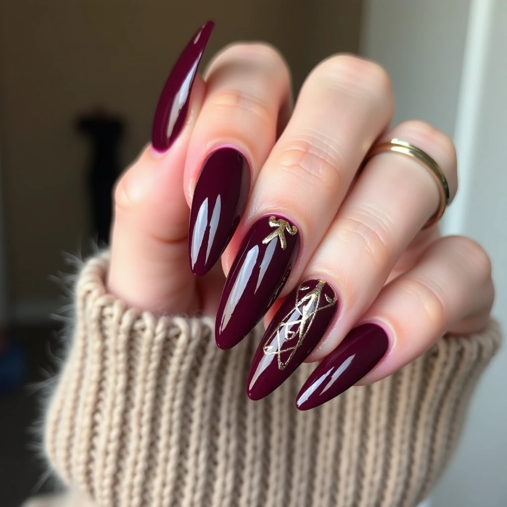 Nude Almond Nails