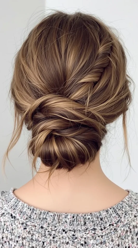 Twisted Low Bun