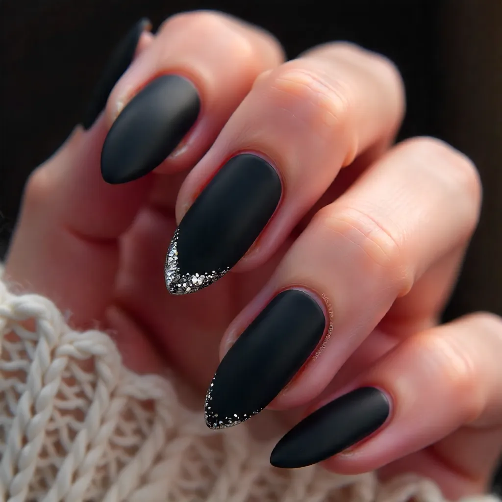 Bold Black Nails