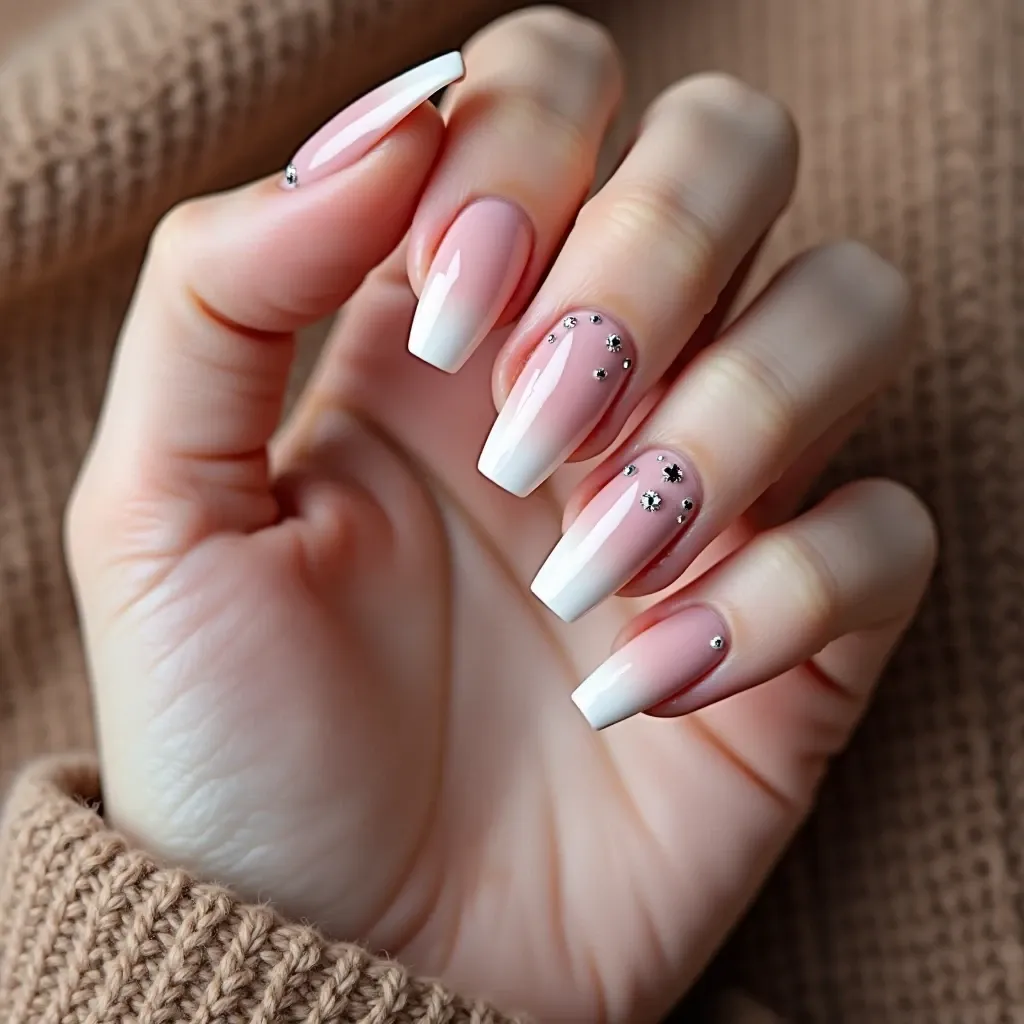 French Fade nails