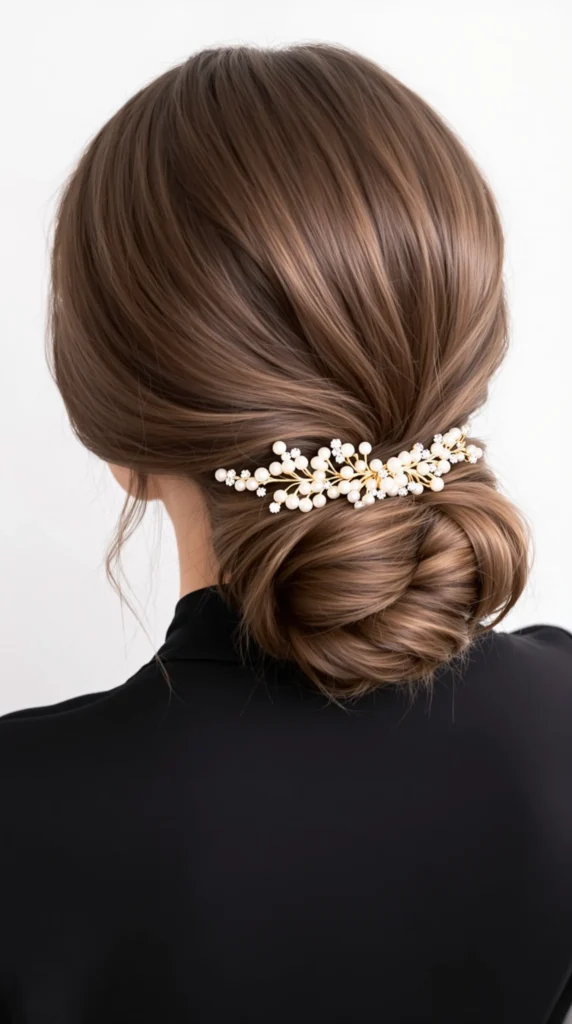 Bun with Braided Crown
