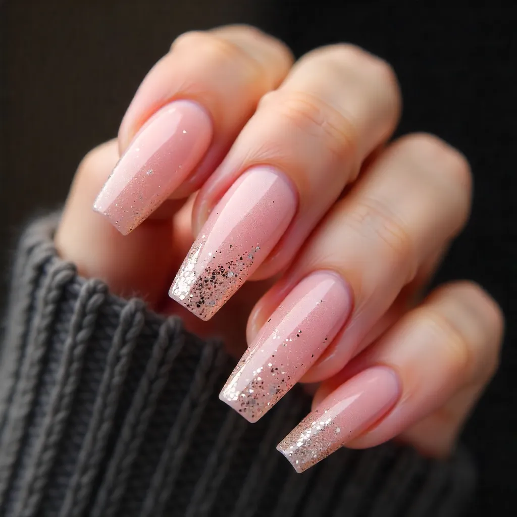 Pink nails