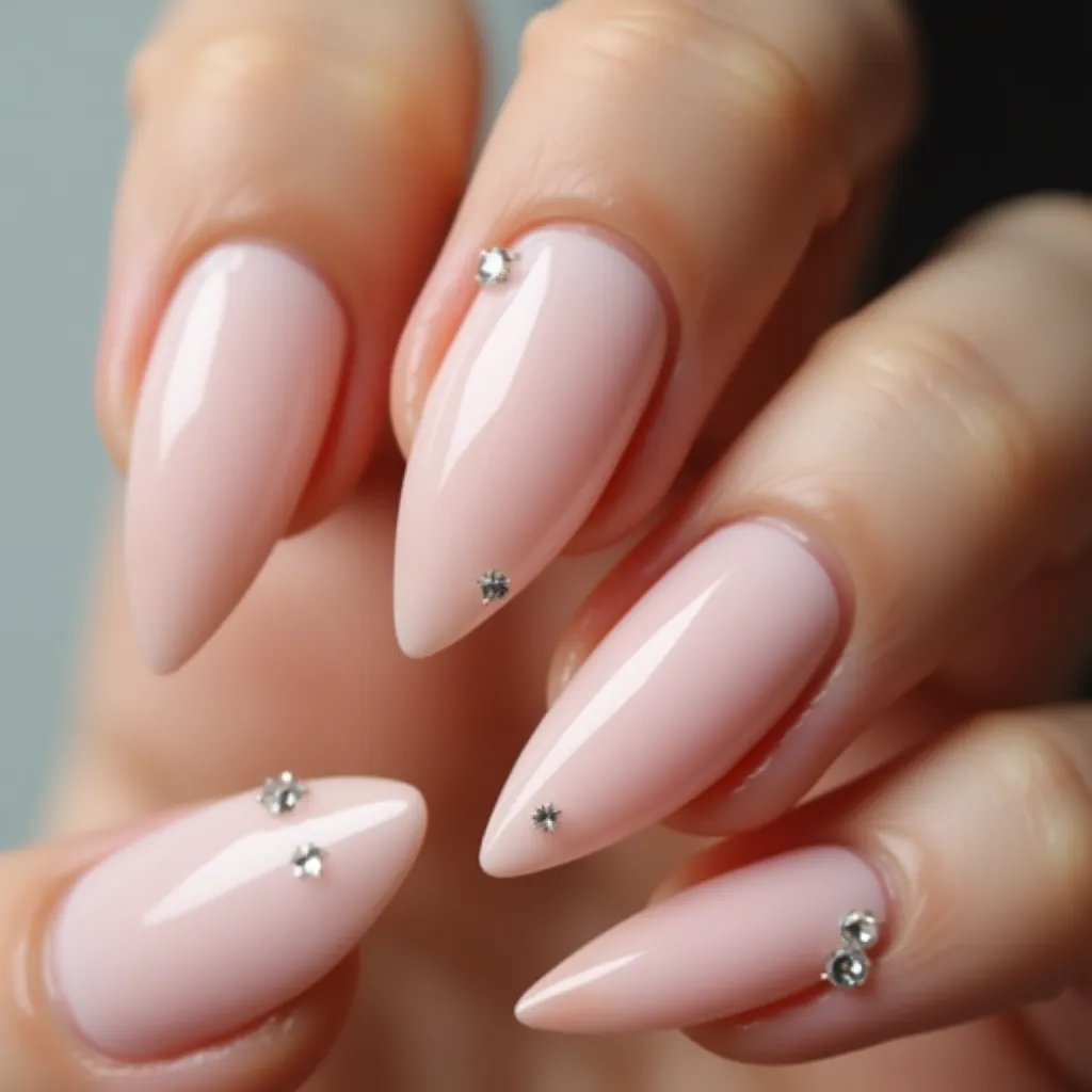 Long Nude Nails 