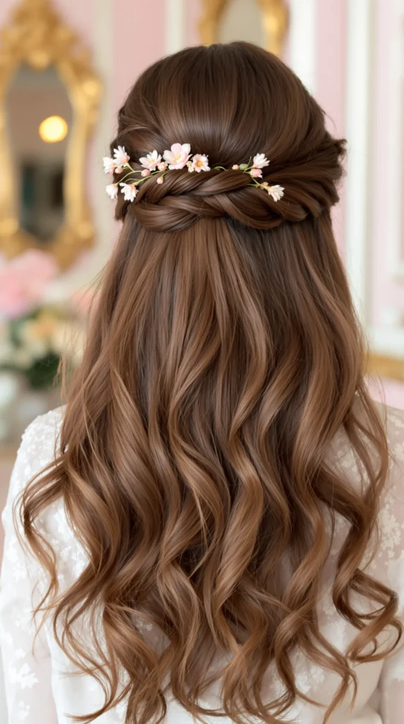 Twisted Waves With Flower Crown