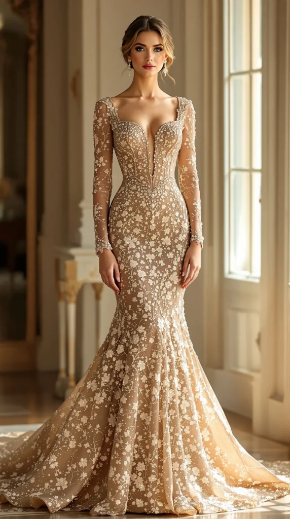 Grown dress design