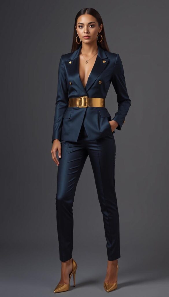 Bold Navy Blue outfit