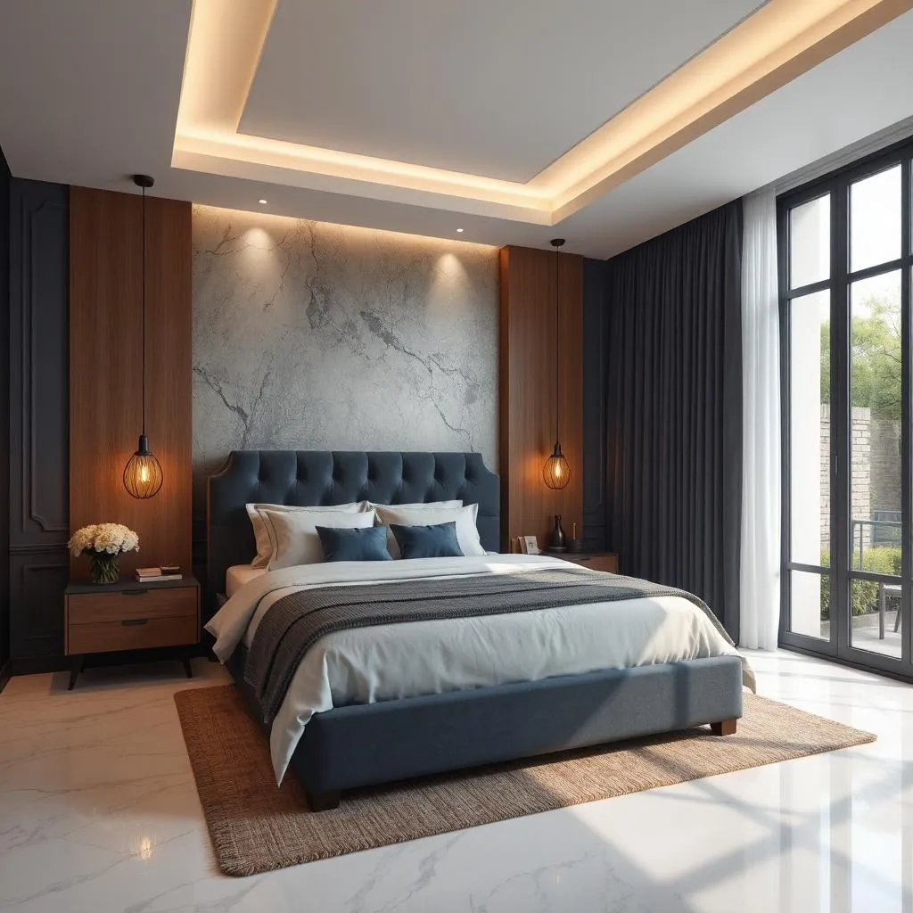 Dark & Bold Luxury Bedroom