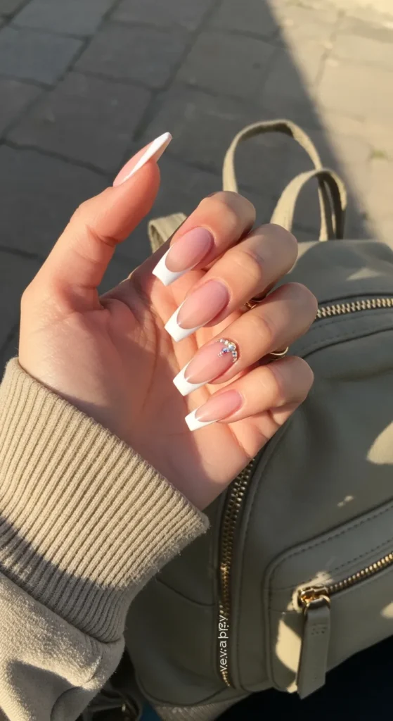 Peachy nails