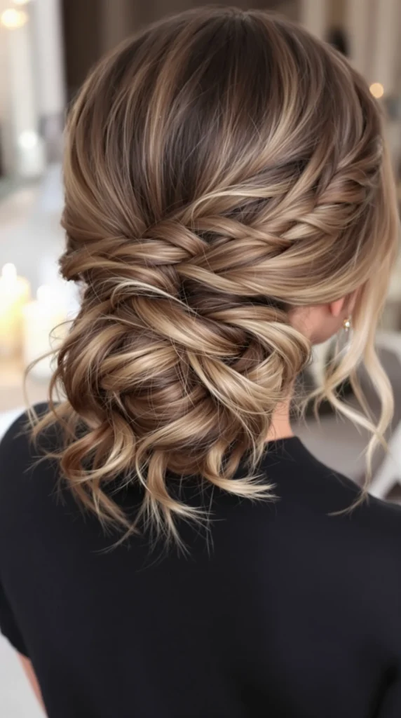 Textured Low Bun