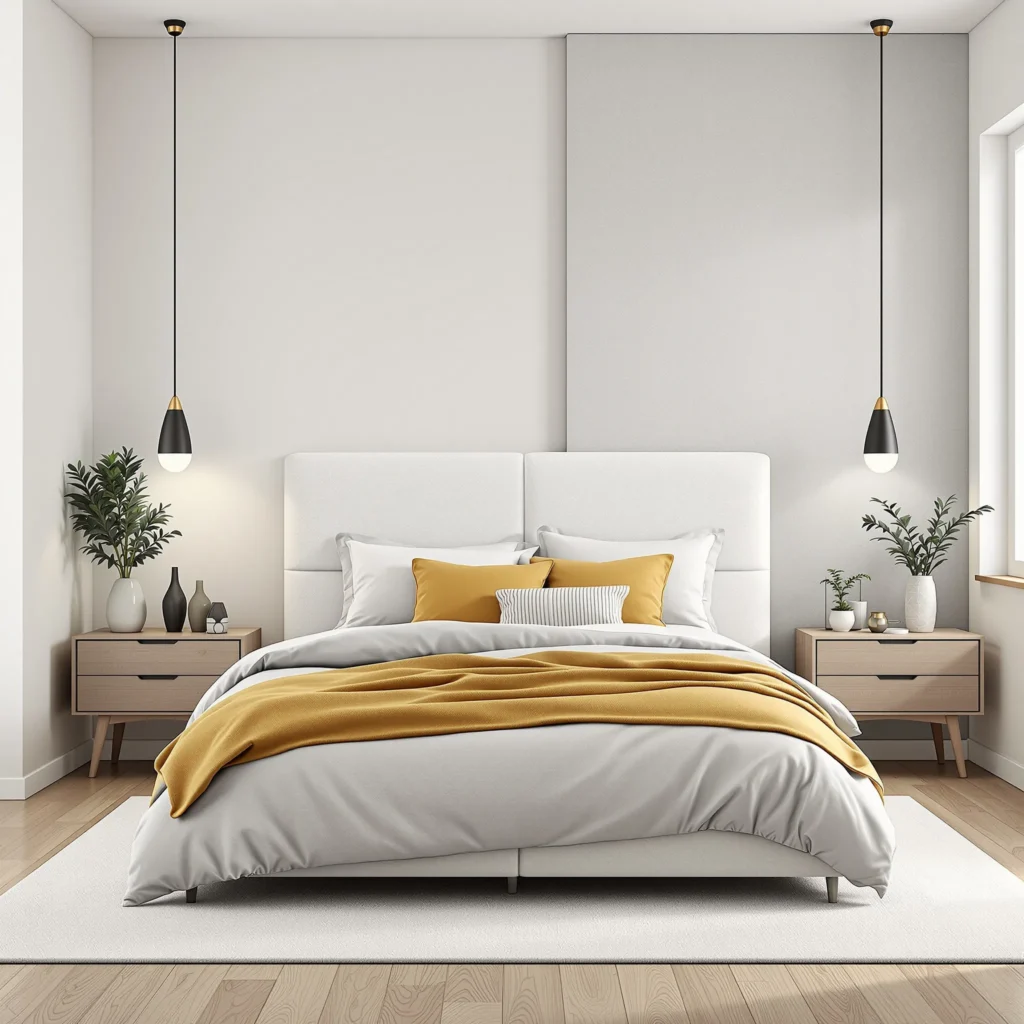 Bright White bedroom