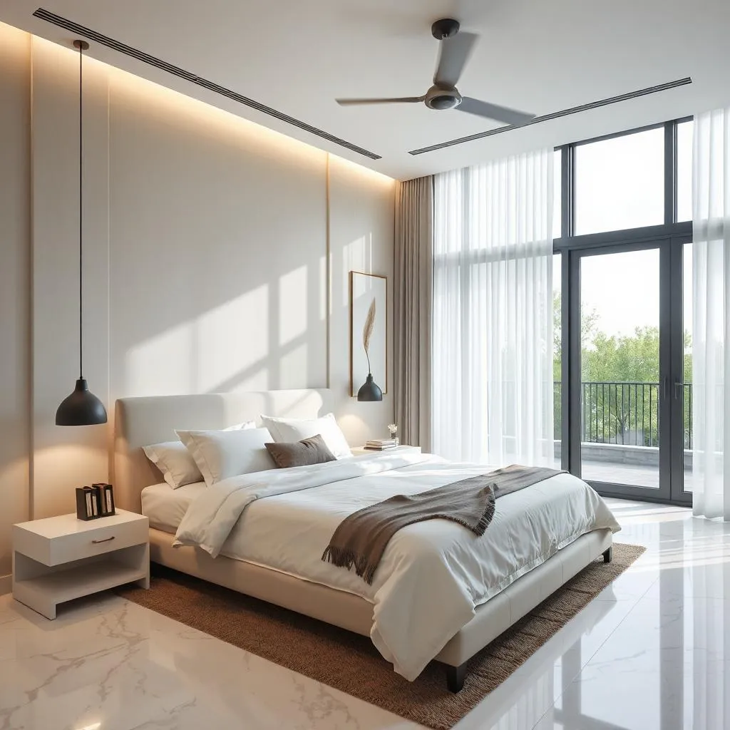 Wooden Accent Bedroom
