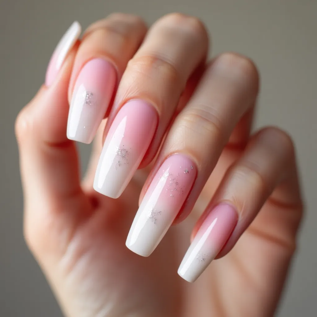 Golden Shimmer nails