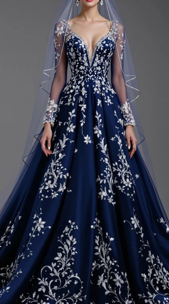 Midnight Blue prom dress