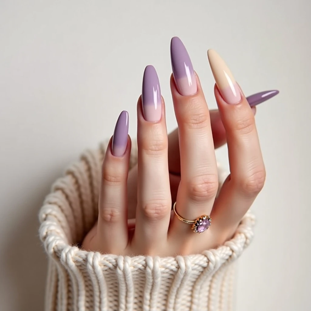 shinny nail design